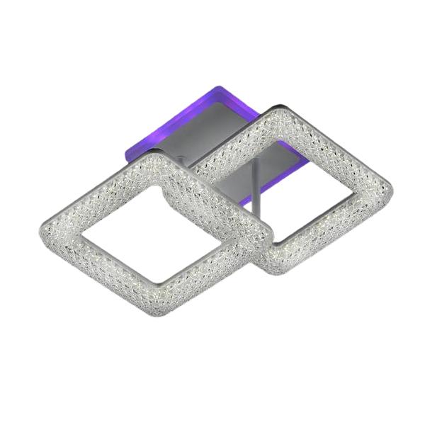 Люстра LED Свет SC-3661/1+1C WH+PK/BU/PL Білий
