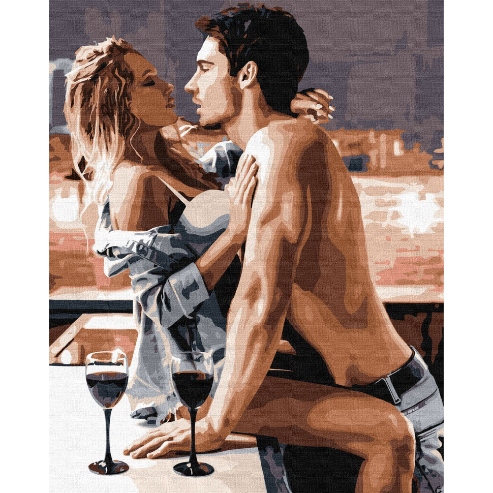 Картина за номерами Ideyka Пристрасний сніданок KHO8520 40x50 (RLT50905) Картина за номерами Ideyka Пристрасний сніданок KHO8520 40x50 (RLT50905)