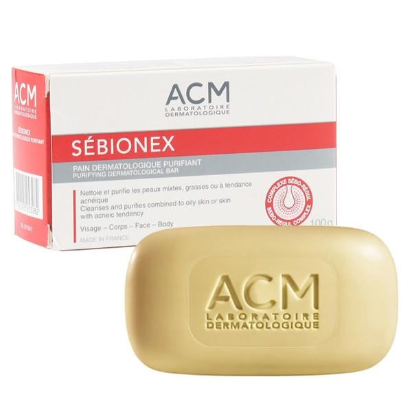 Мыло от прыщей очищающее ACM Laboratoire Sebionex Pain Dermatologique Purifiant Bar