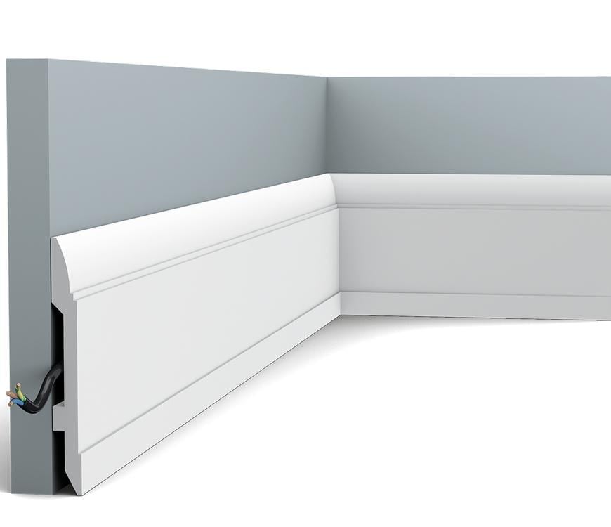 Плинтус напольный гладкий Orac Decor SX104 2000х150х15 мм (2840)