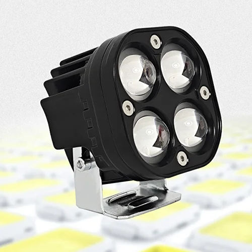 Автомобільна фара на 4 світлодіода 78x78x74 мм (C01720) - фото 5 Автомобільна фара на 4 світлодіода 78x78x74 мм (C01720) - фото 5