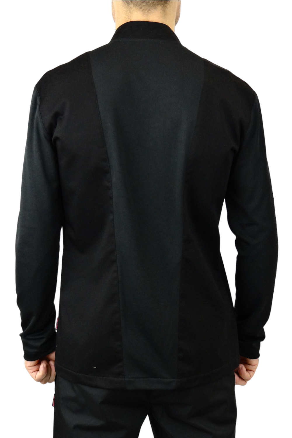 Китель мужской поварской LuxForm на змейке р. 44 Черный (5896) - фото 2