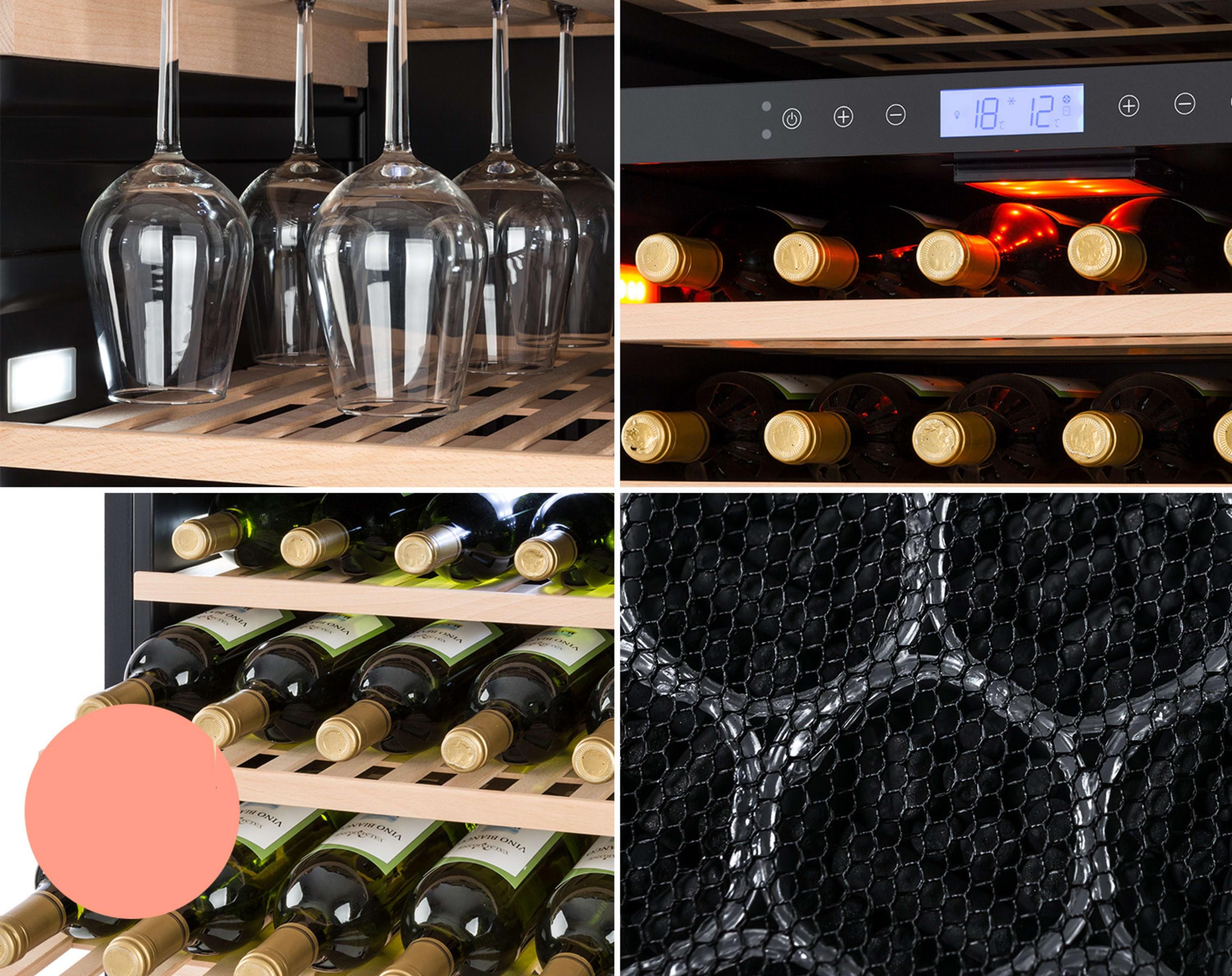 Холодильник для вина KLARSTEIN Vinovilla Grande 165 Duo під забудову 425 л (10045898) - фото 6 Холодильник для вина KLARSTEIN Vinovilla Grande 165 Duo під забудову 425 л (10045898) - фото 6