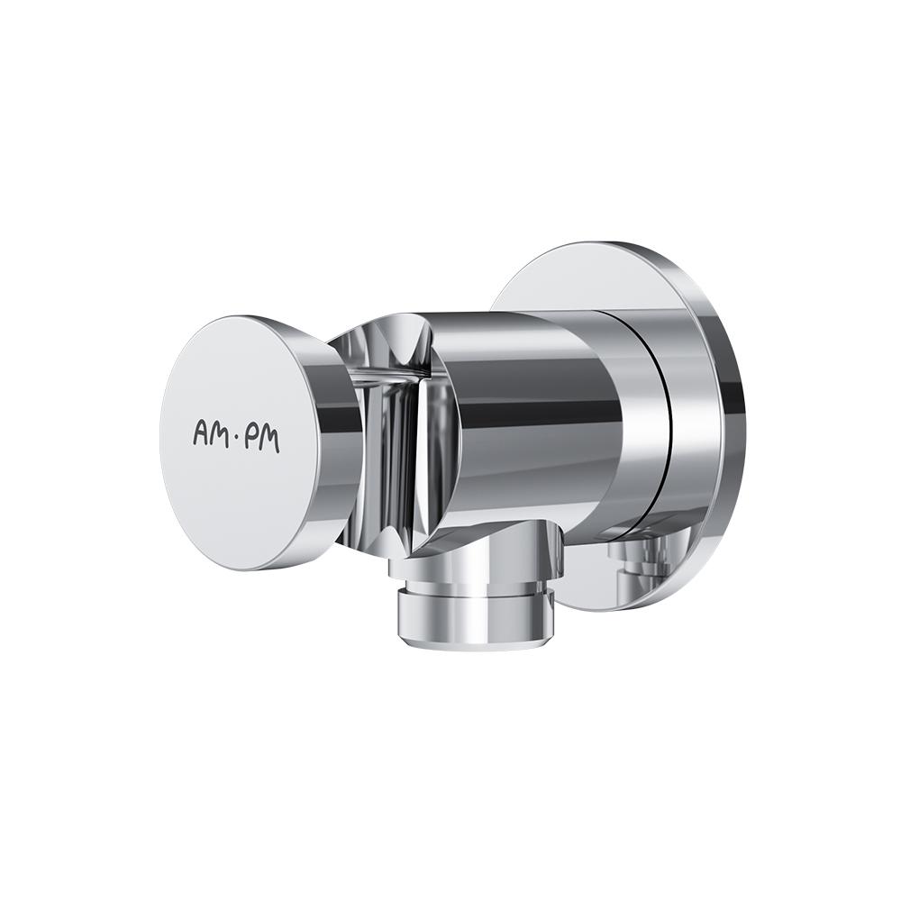 Подключение душевого шланга AM.PM F0602100 с держателем для лейки Хром (131761)