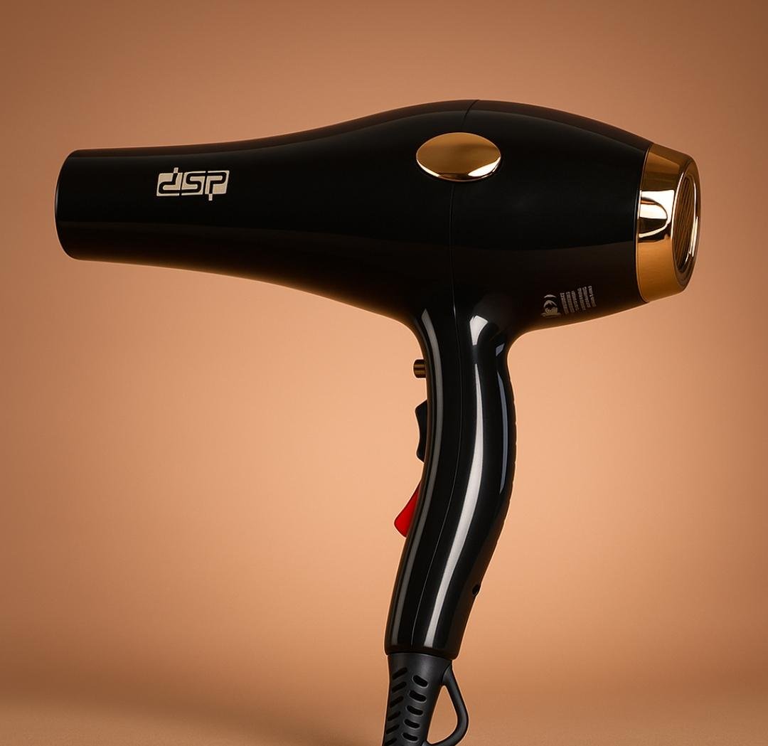 Фен для волос DSP 30101 1600 Вт Черный (30101) - фото 2 Фен для волос DSP 30101 1600 Вт Черный (30101) - фото 2