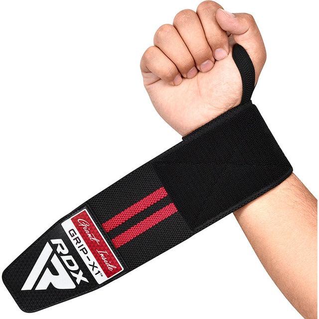 Бинти для зап'ястків RDX GYM WRIST WRAP R11 Black/Red (A-013194) Бинти для зап'ястків RDX GYM WRIST WRAP R11 Black/Red (A-013194)