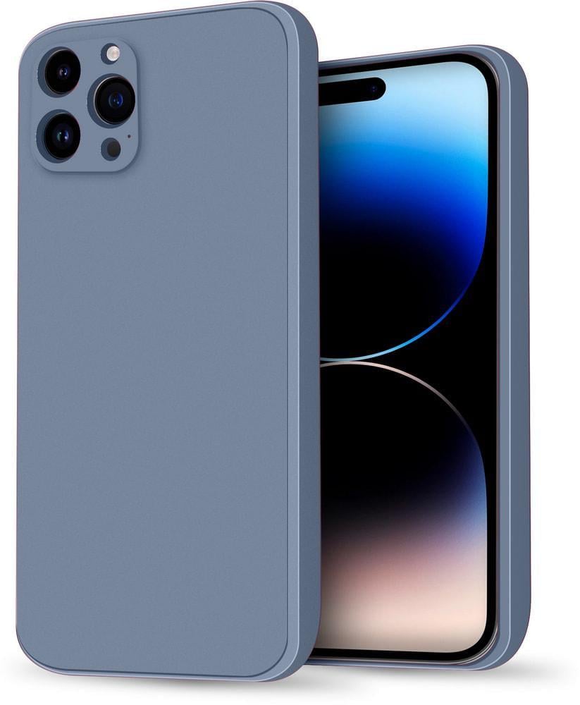 Силиконовый чехол HardCorner для iPhone 14 Pro Max Gray Blue (30654-6D)