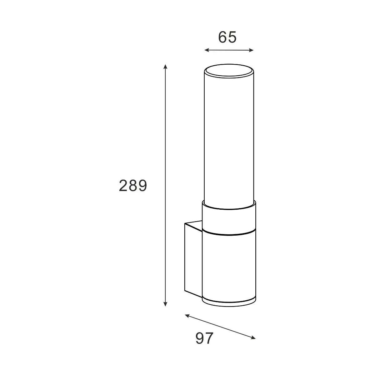 Уличный светильник Zuma Line SJ17611 WALLY - фото 2