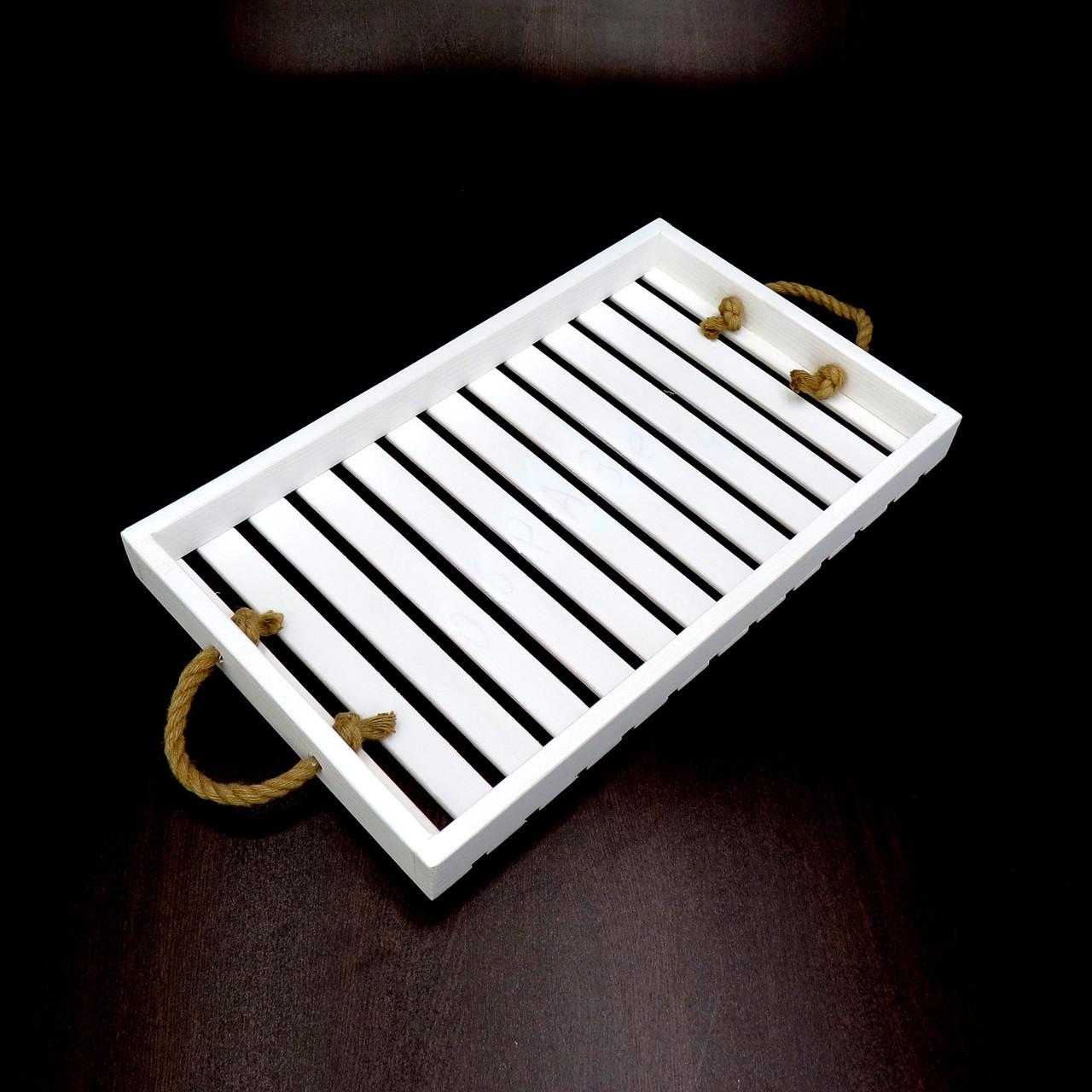 Піднос дерев'яний Буйон Зефір (ПДС-000120) - фото 7 Піднос дерев'яний Буйон Зефір (ПДС-000120) - фото 7