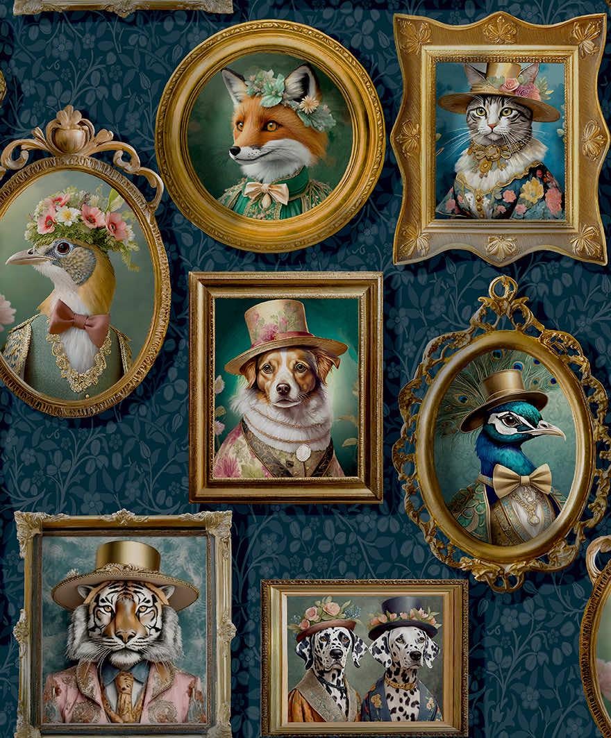 Обои Holden Decor Imaginarium 3 бумажные 0,53х10,05 м (13791)