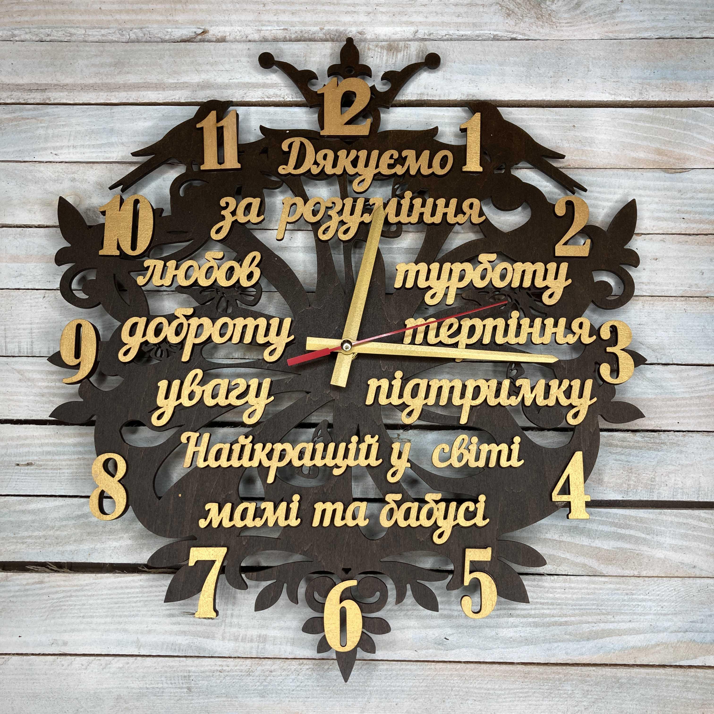 Годинник настінний подарунковий hwd-A0498 для Мами та Бабусі (25794911)