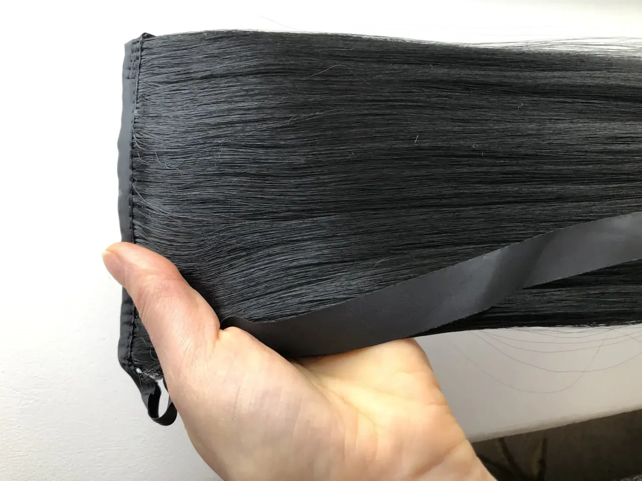 Хвост-парик накладных волос Черный (29059924) - фото 6