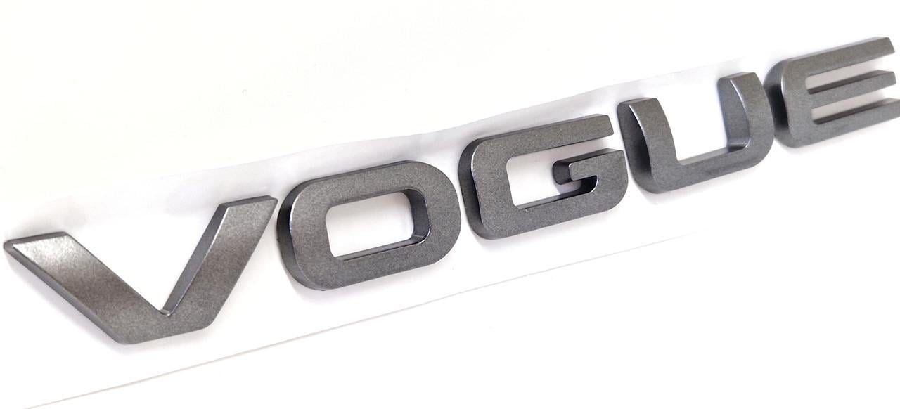 Эмблема на крышку багажника VOGUE Range Rover Gray matt (2337944295)