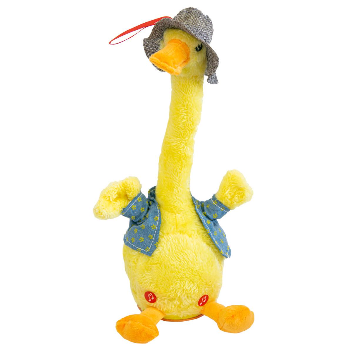Интерактивная игрушка повторюшка Dancing duck