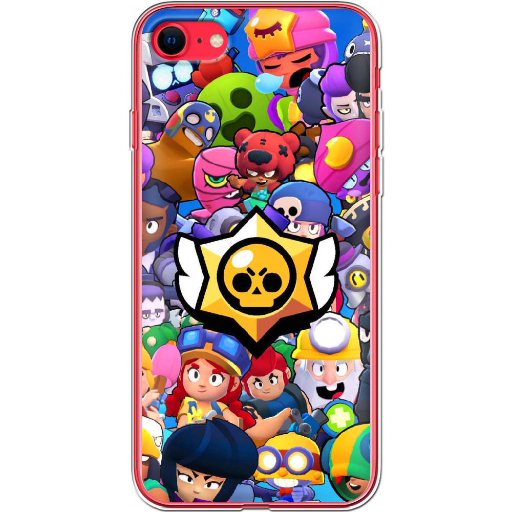 Чохол BoxFace Apple iPhone 7/8 SE 2020 Brawl Stars Прозорий силікон (26205-up2389-26205)
