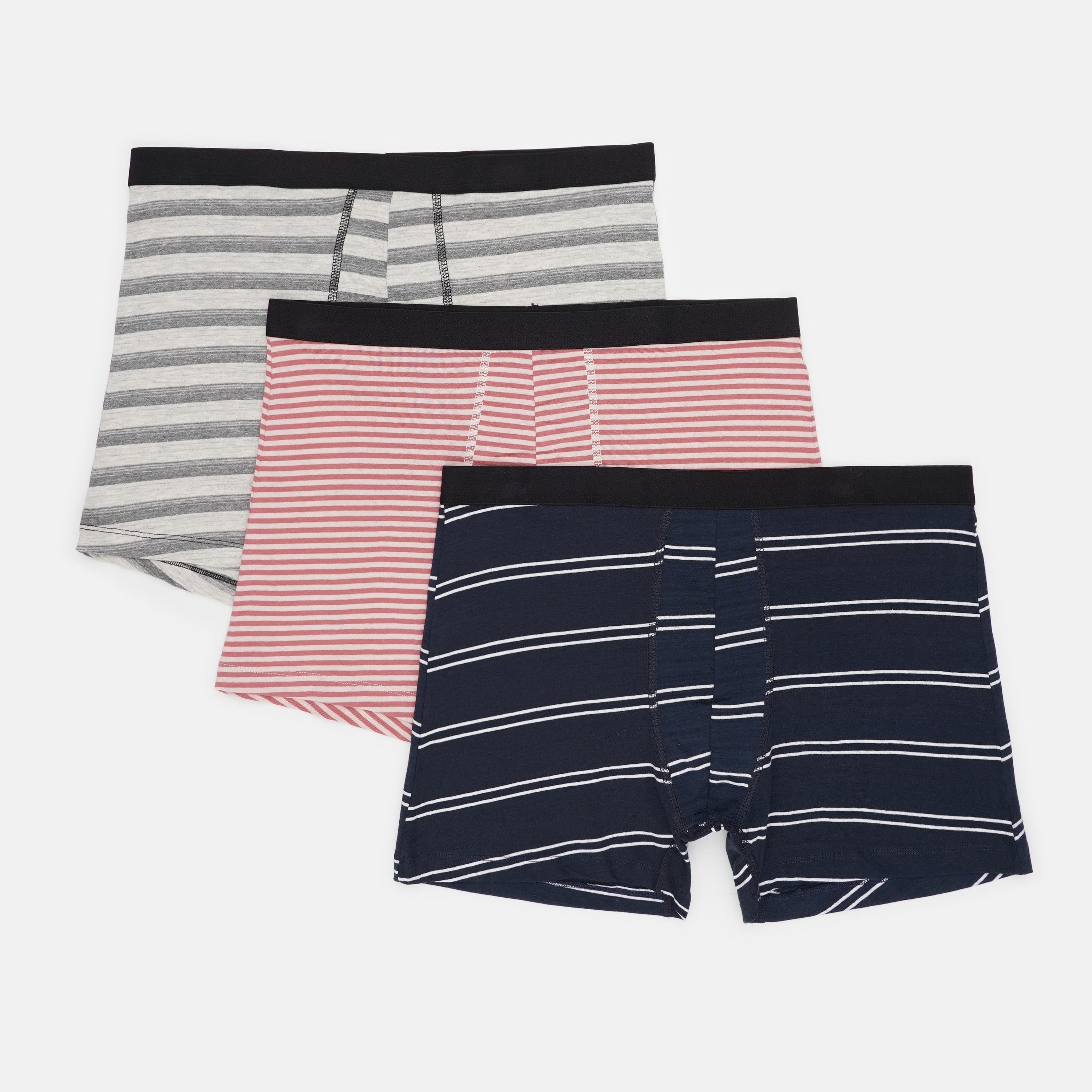 Труси Basic Collection 3 шт. XL Синій/Рожевий/Сірий (14380904501)