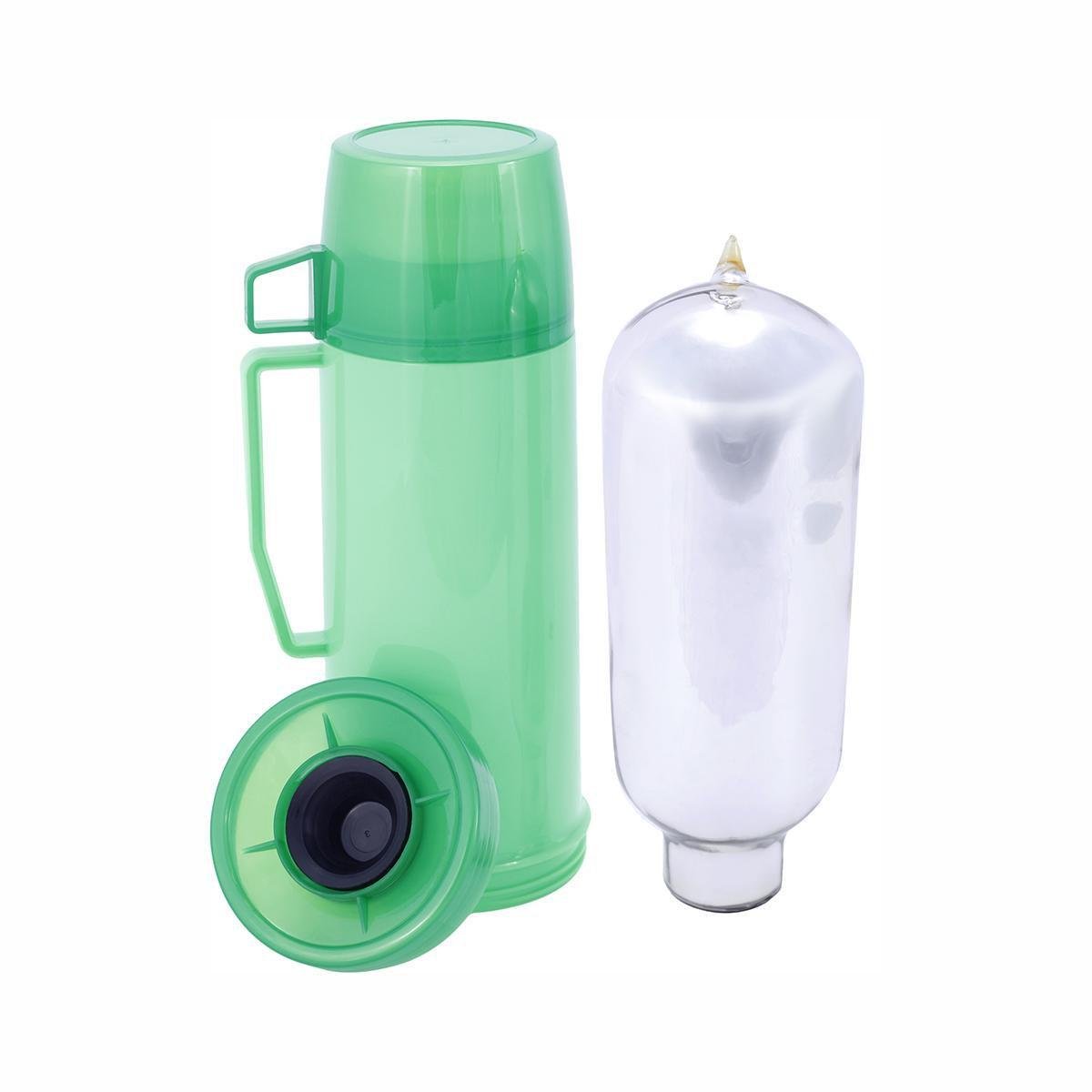 Термос Kamille зі скляною колбою 600 мл Зелений (2071) - фото 2 Термос Kamille зі скляною колбою 600 мл Зелений (2071) - фото 2