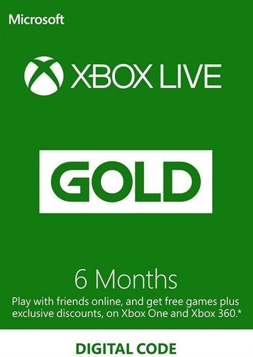 Электронный код-подписка Xbox Live Gold на 6 месяцев Xbox 360/One/Series для всех регионов и стран - фото 2