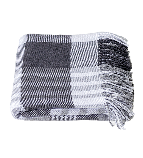 Плед Lanavitta Корфу 140х200 см Сірий (CN17531) - фото 1