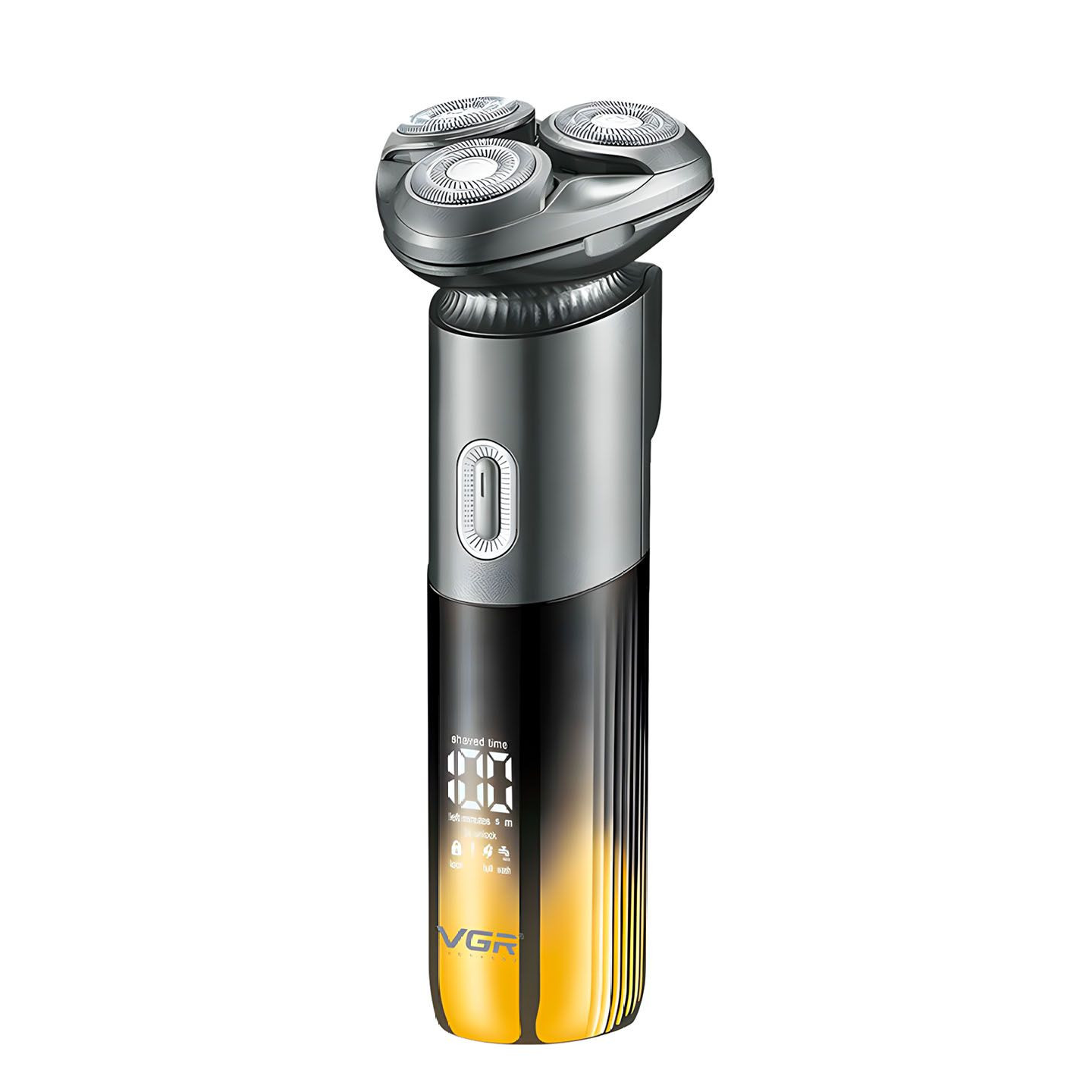 Электробритва VGR V‑392 с триммером/влагозащитой IPX LED-дисплеем и встроенным аккумулятором (12762)