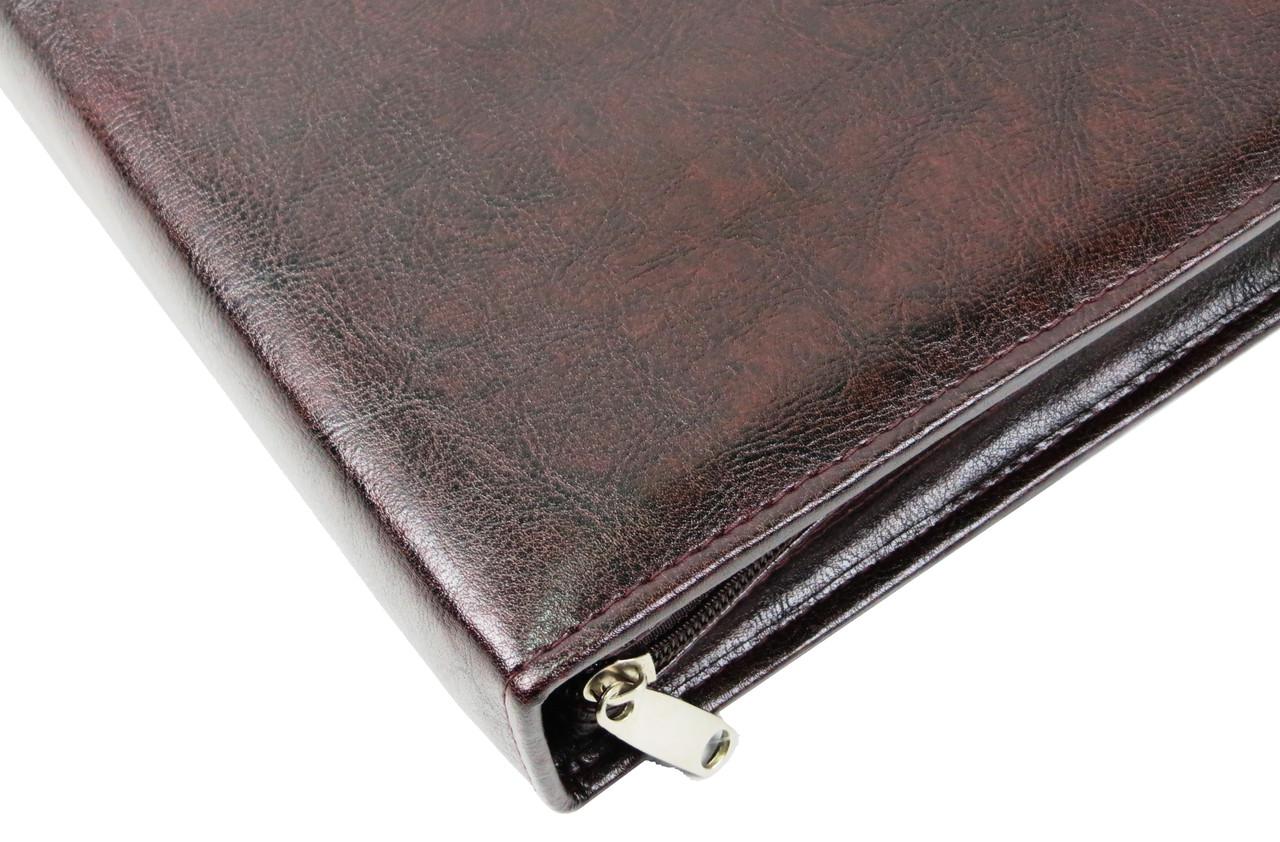 Папка для документов из кожзама Exclusive 712000 Коричневый - фото 3 Папка для документов из кожзама Exclusive 712000 Коричневый - фото 3