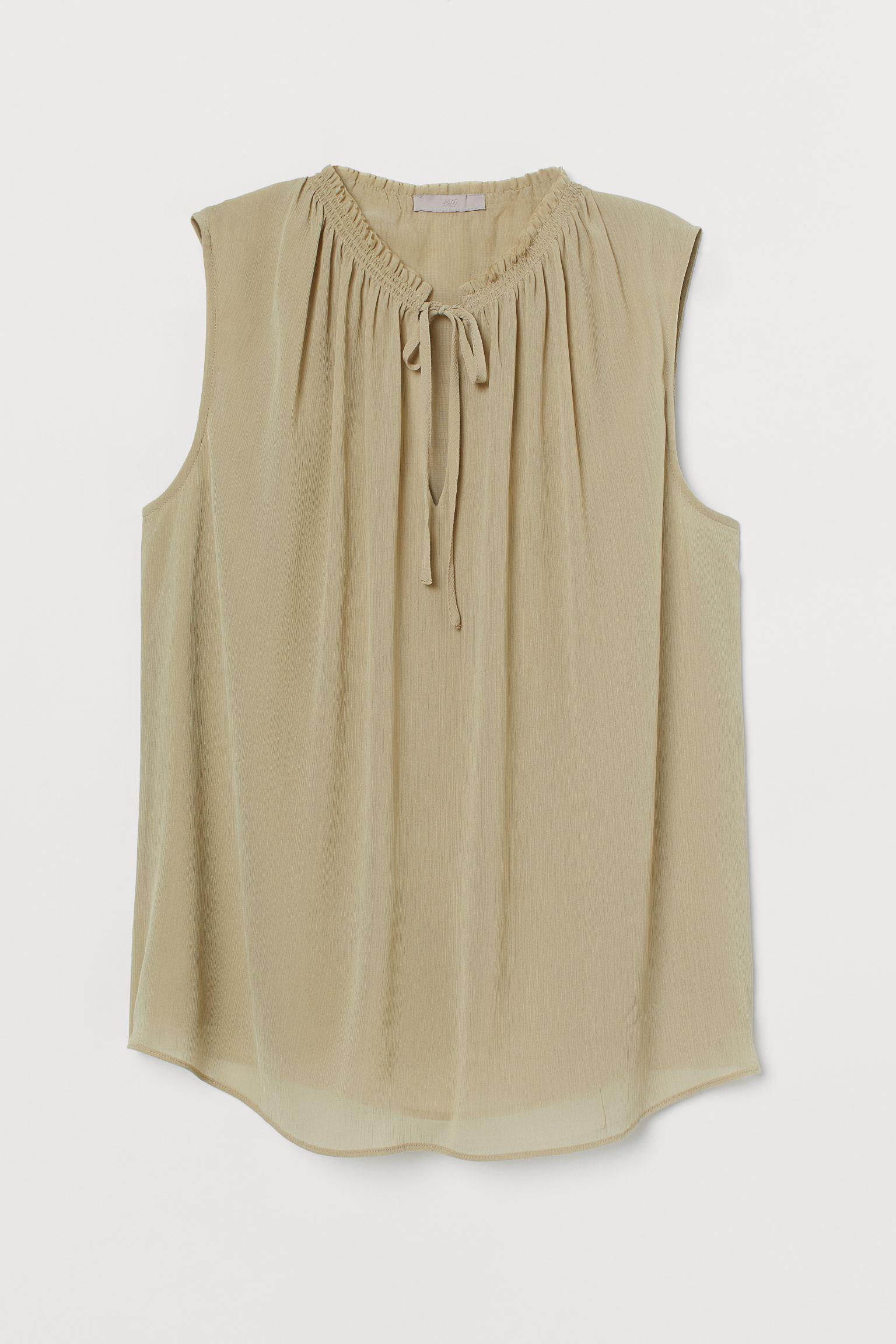 Блуза H&M р. 38 Светло-зеленый (22078412982)