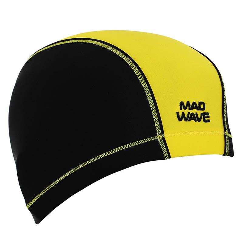 Шапочка для плавання Mad Wave Lycra Duotone M052702 Жовтий (60444213)