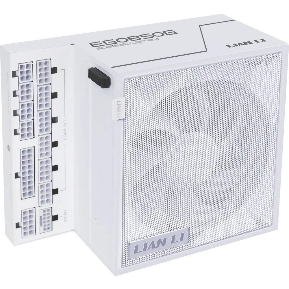 Блок питания Lian Li EDGE850 ATX 850 Вт 80 Plus Gold с вентилятором 120 мм White (G9P.EG0850G.W000.EU)