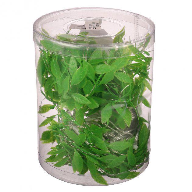 Гірлянда штора Листя верби 3х1 м 200 LED мідний дріт з подовжувачем Різнокольорий (47982)