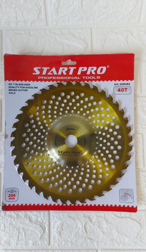 Диск для бензокосы START PRO 40-Т с победитовыми напайками изогнутый Красный - фото 3