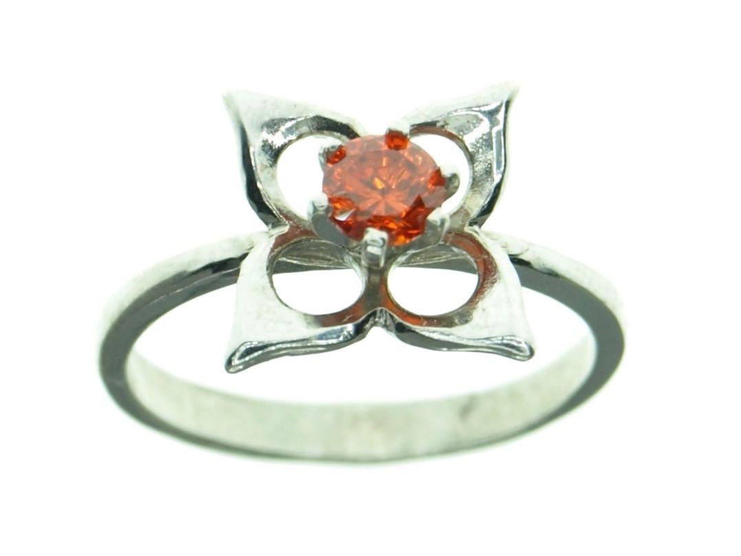 Каблучка зі срібла з фіанітом (21016000911)