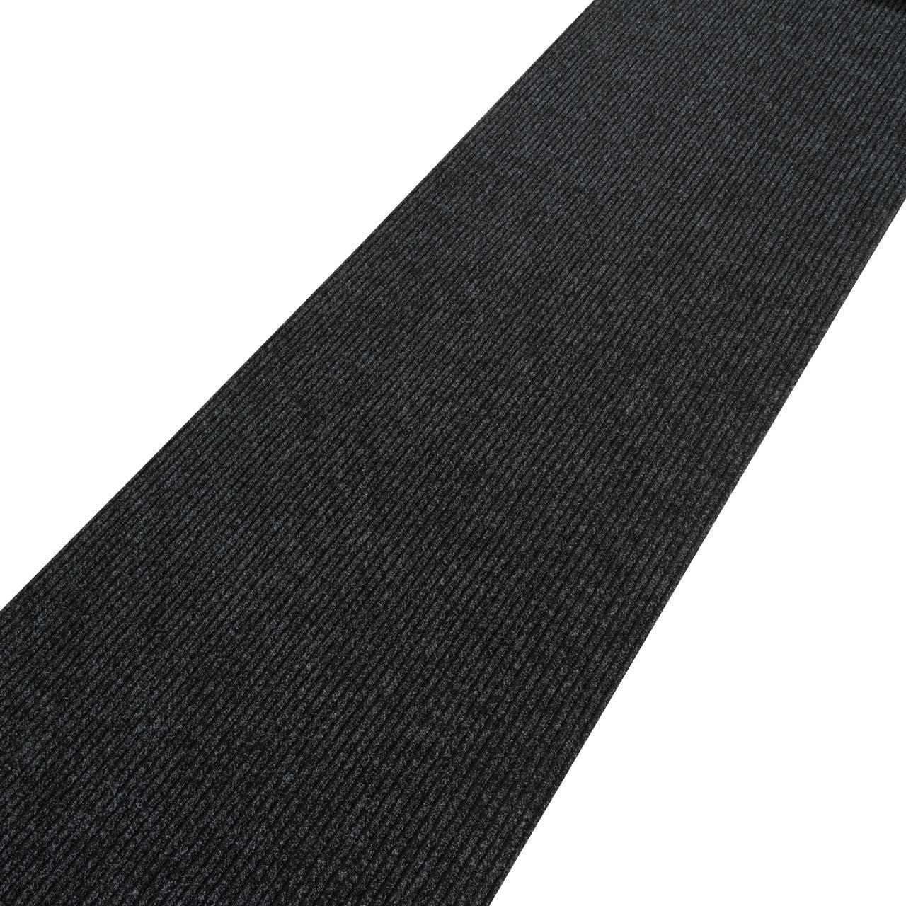 Ковер грязезащитный с ворсом на резиновой основе DAKARIA Vebe Sheffield Run 50 0,8x1,2 м Черный (00-00016897) - фото 9