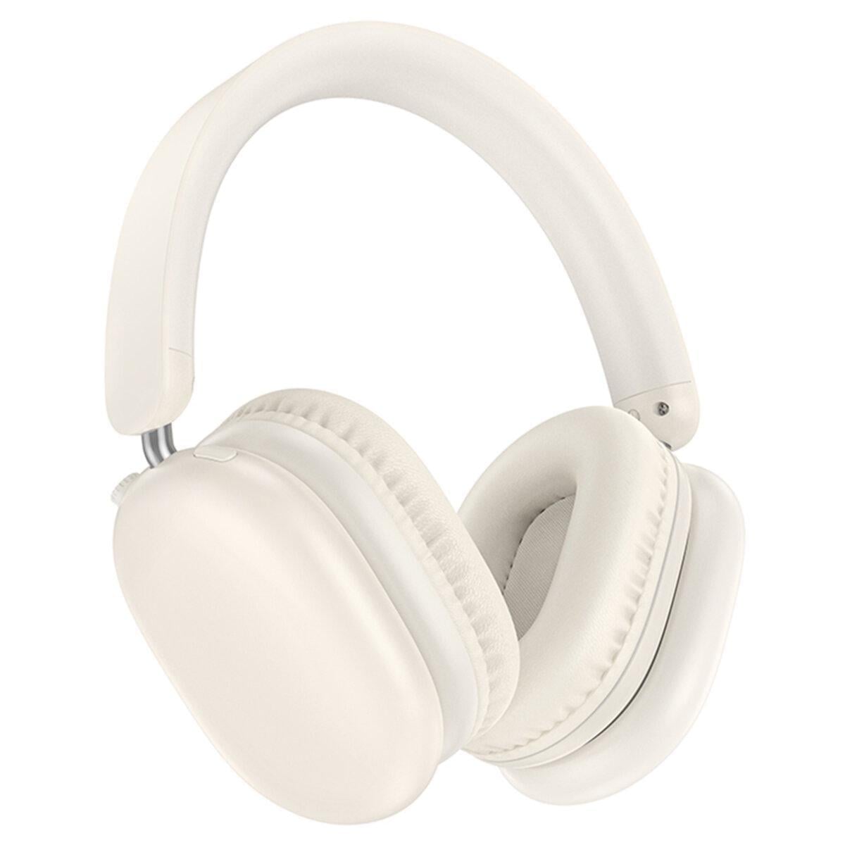 Наушники Borofone BO27 Rhyme 400 mAh BT5.3 Milky White (611078)