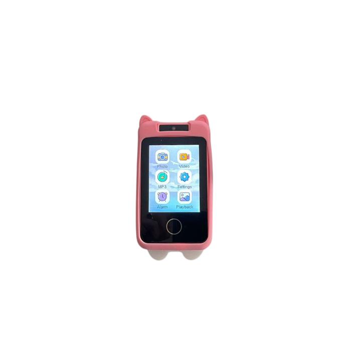 Смартфон інтерактивний дитячий із сенсорним екраном Hot Huez AZ-1156 Honey Hello Kitty з іграми та камерою Рожевий (32751128)
