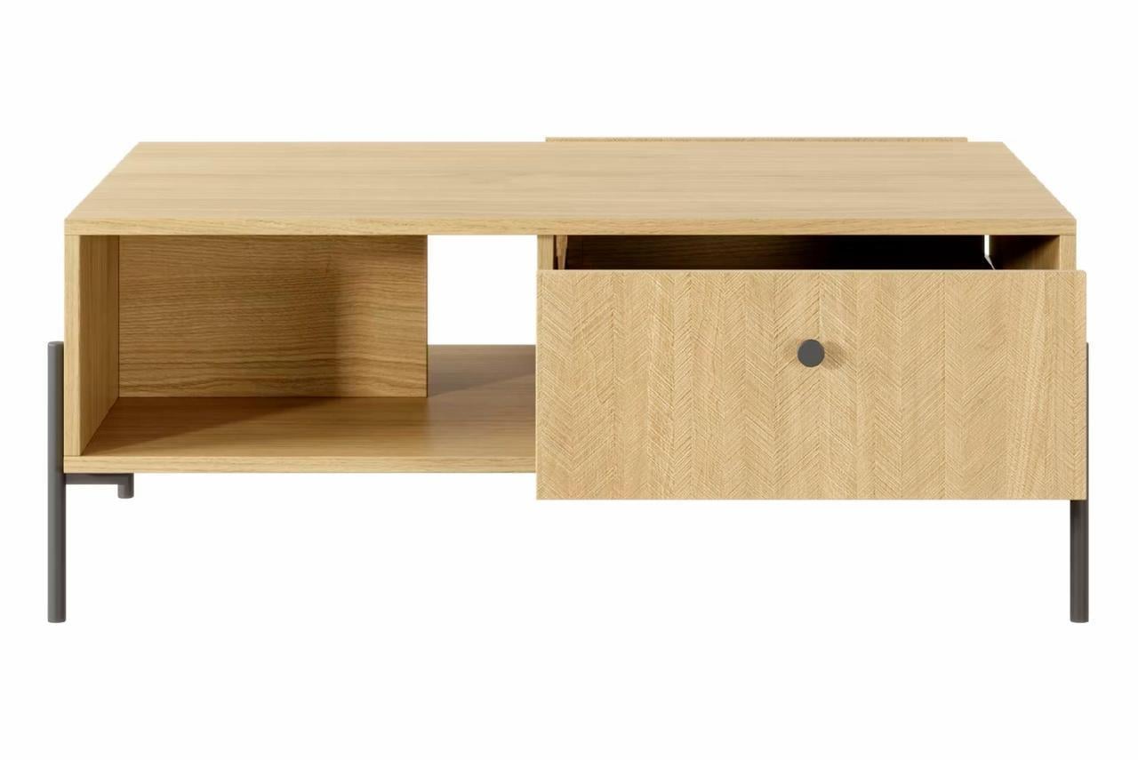 Стіл журнальний Moss Ash matt black legs (13794) Стіл журнальний Moss Ash matt black legs (13794)
