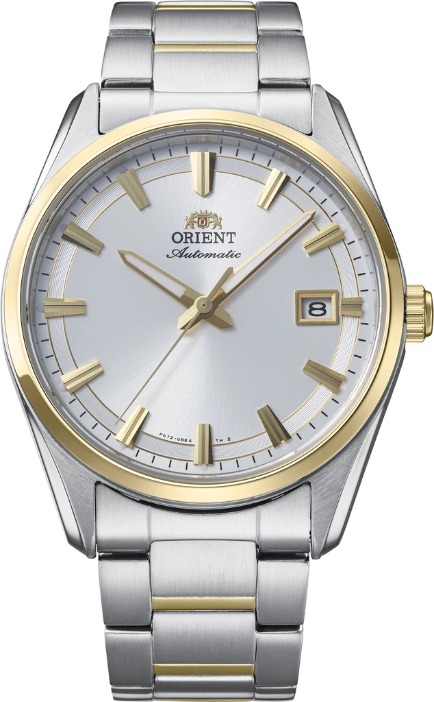 Наручний годинник чоловічий Orient Stretto Date RA-AC0R01S30B з сталевим корпусом/сапфіровим склом WR 50 м Срібний (3124584451)