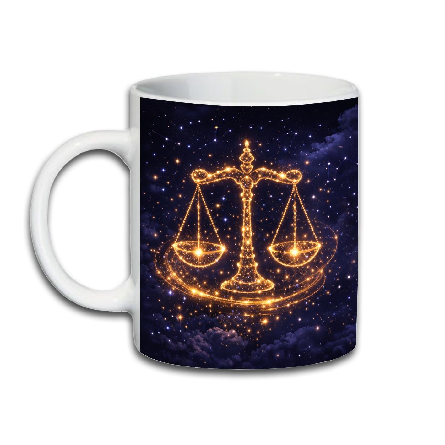 Кружка керамическая Знак зодиака Весы 330 мл (К-0018)