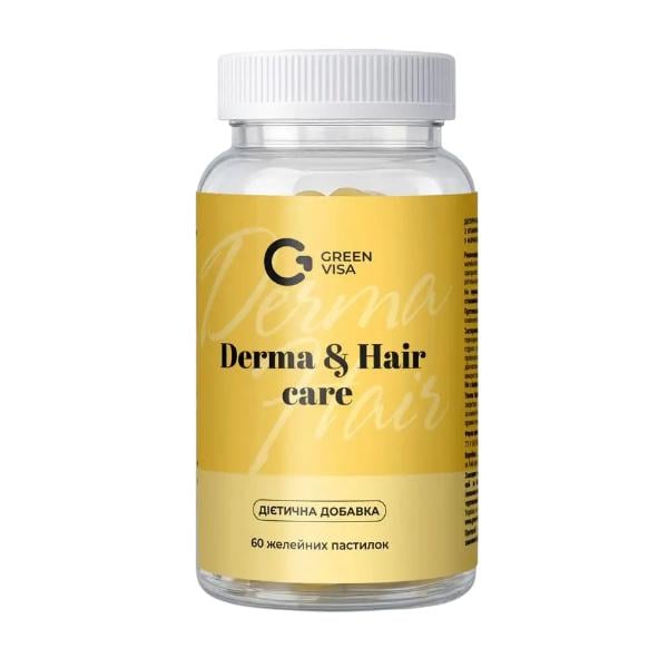Комплекс витаминно-минеральный Green Visa Derma & Hair Care 60 жев. конфет Lemon (000027836) Комплекс витаминно-минеральный Green Visa Derma & Hair Care 60 жев. конфет Lemon (000027836)