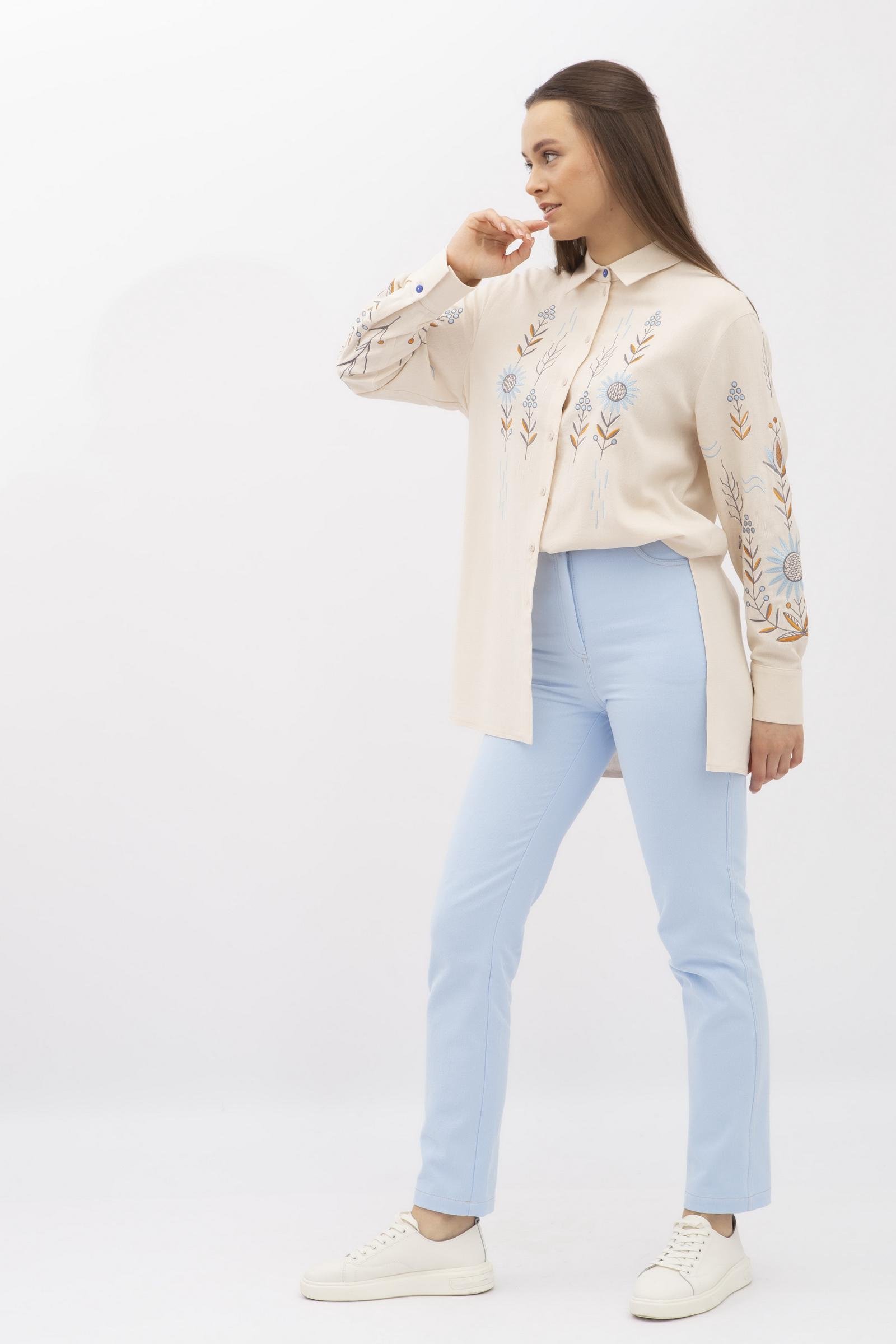 Брюки Lesia Сторі 02 р. 52 Блакитний (137670000) - фото 4 Брюки Lesia Сторі 02 р. 52 Блакитний (137670000) - фото 4