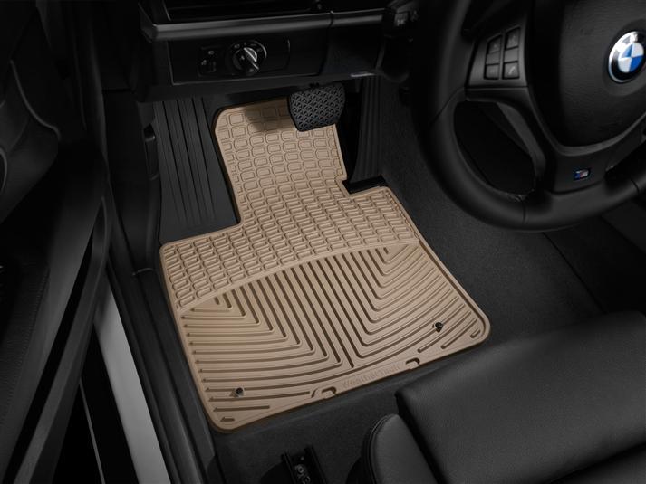 Коврики автомобильные передние резиновые WeatherTech W74TN BMW X5/X6 2007-2013 Бежевый (1401363192)