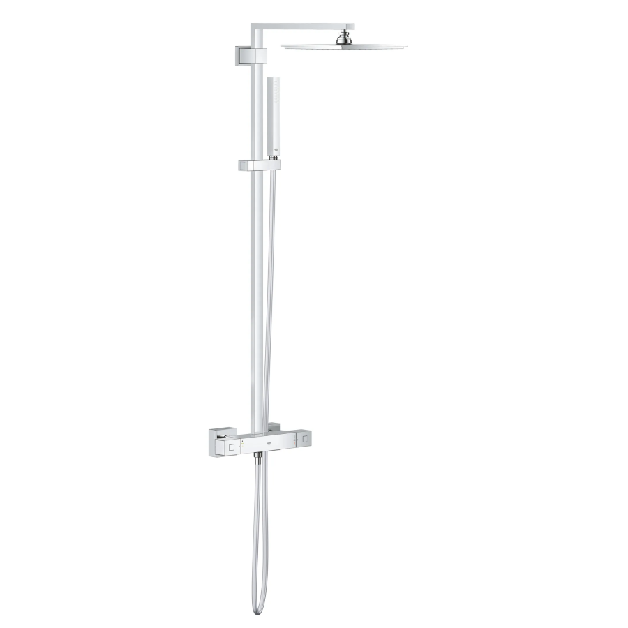 Душевая система с термостатом Grohe Euphoria Cube System Chrome (26087000)