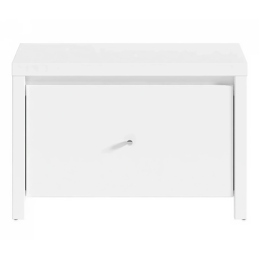 Тумба для обуви ВМК Кристина SBUT/60 Белый/Белый глянец (GRB-1990)
