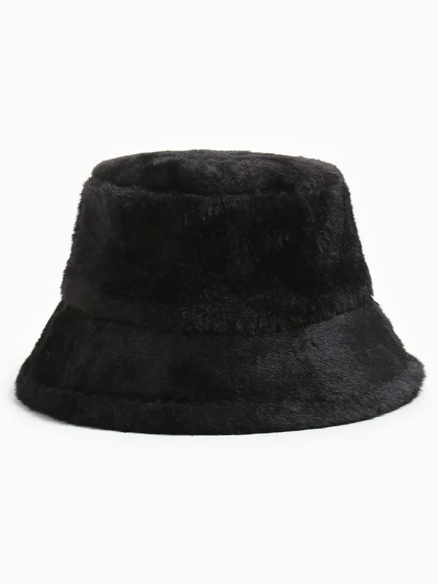 Панама зимняя женская One Size Черный (2549772947)