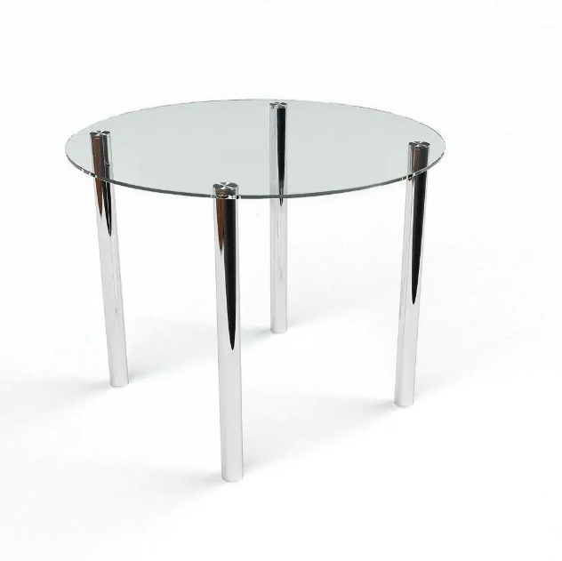 Стіл скляний CRYSTAL GLASS Круг 1100х1100х8 мм Прозорий (4874) Стіл скляний CRYSTAL GLASS Круг 1100х1100х8 мм Прозорий (4874)