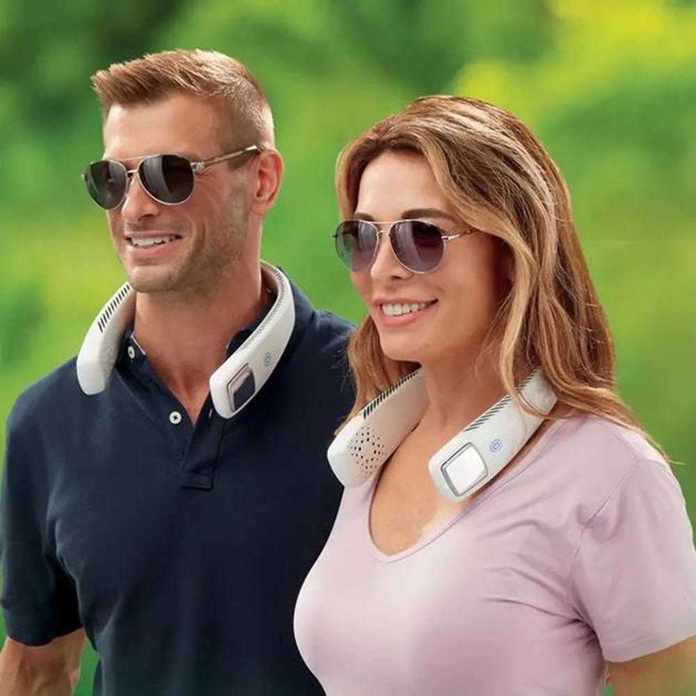 Вентилятор шейний Arctic Air Freedom з акумулятором USB Type-C Білий (JL-02) - фото 2 Вентилятор шейний Arctic Air Freedom з акумулятором USB Type-C Білий (JL-02) - фото 2