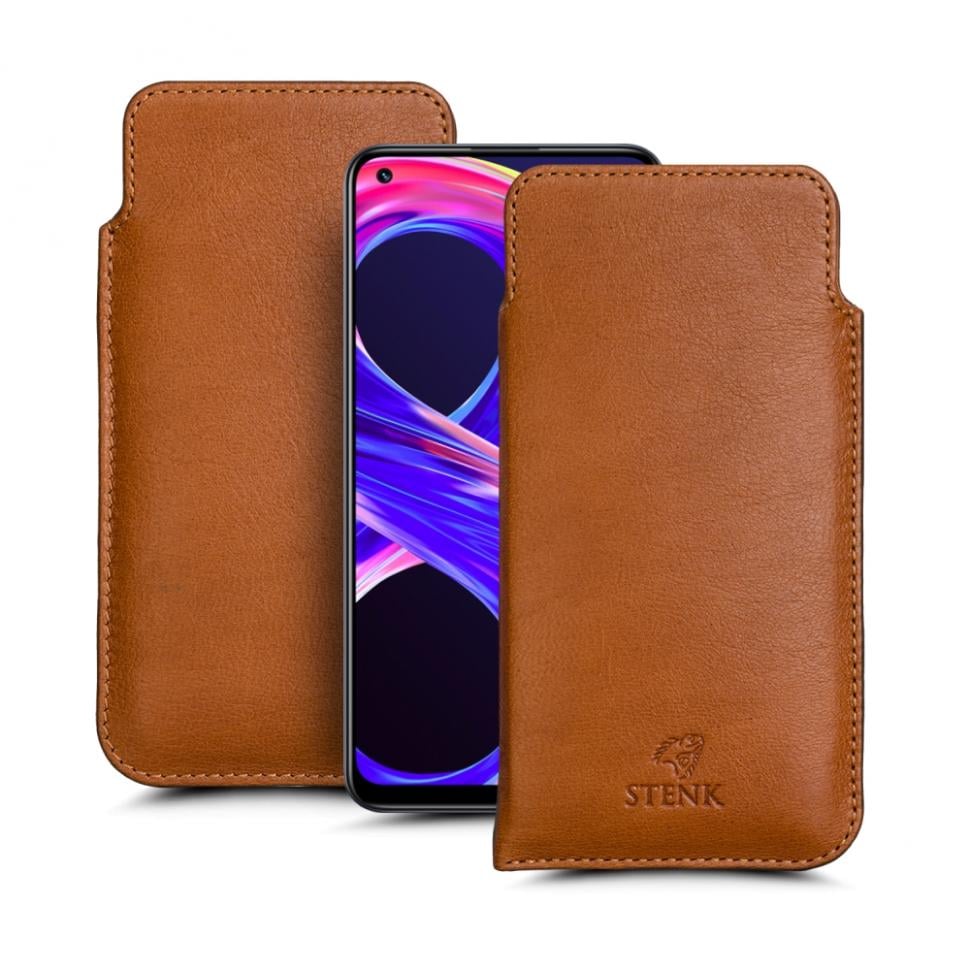 Футляр Stenk Elegance для Realme 8 Camel (69940)