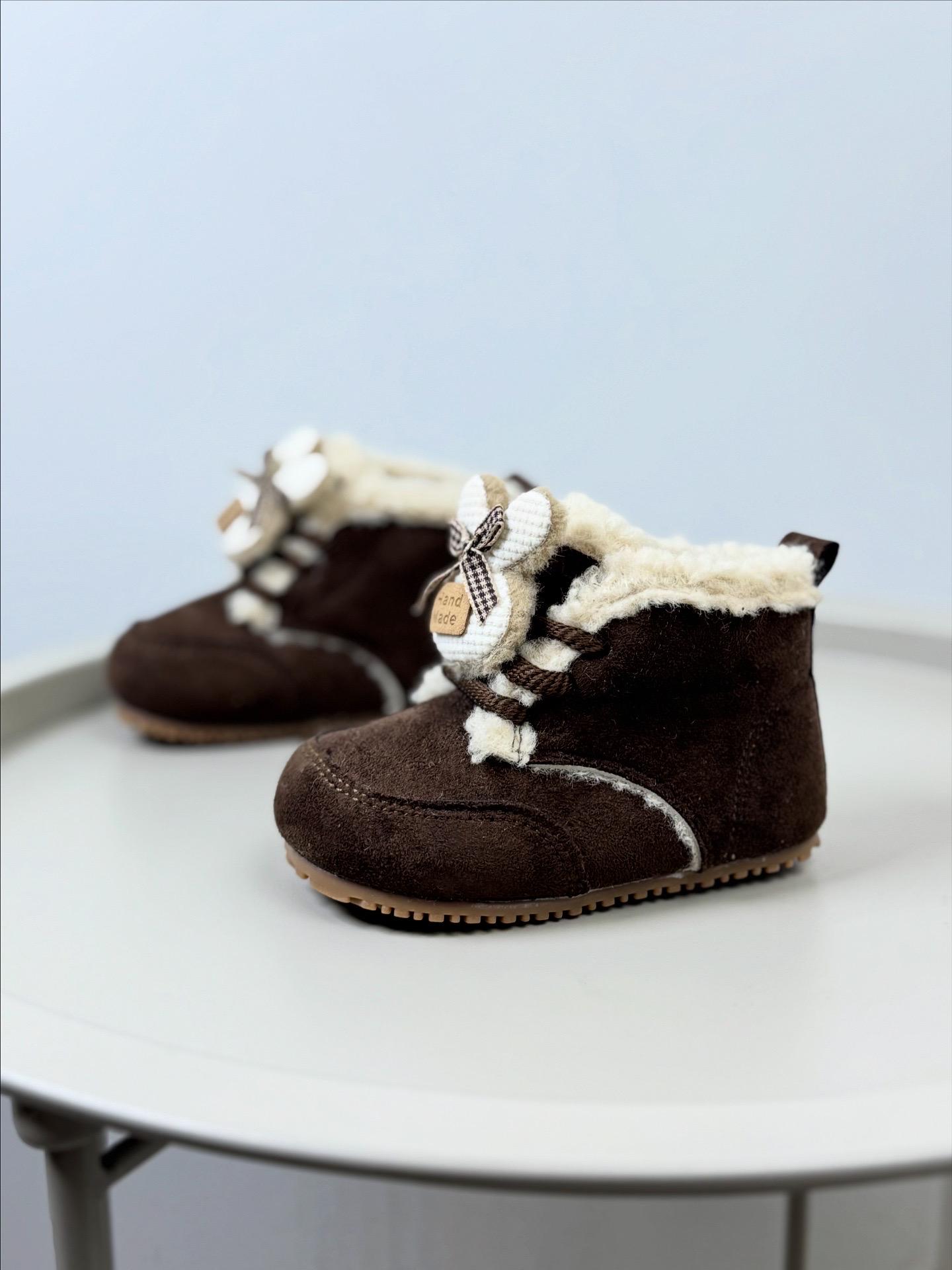 Ботинки детские зимние 1668 р. 28 Коричневый (30569270)