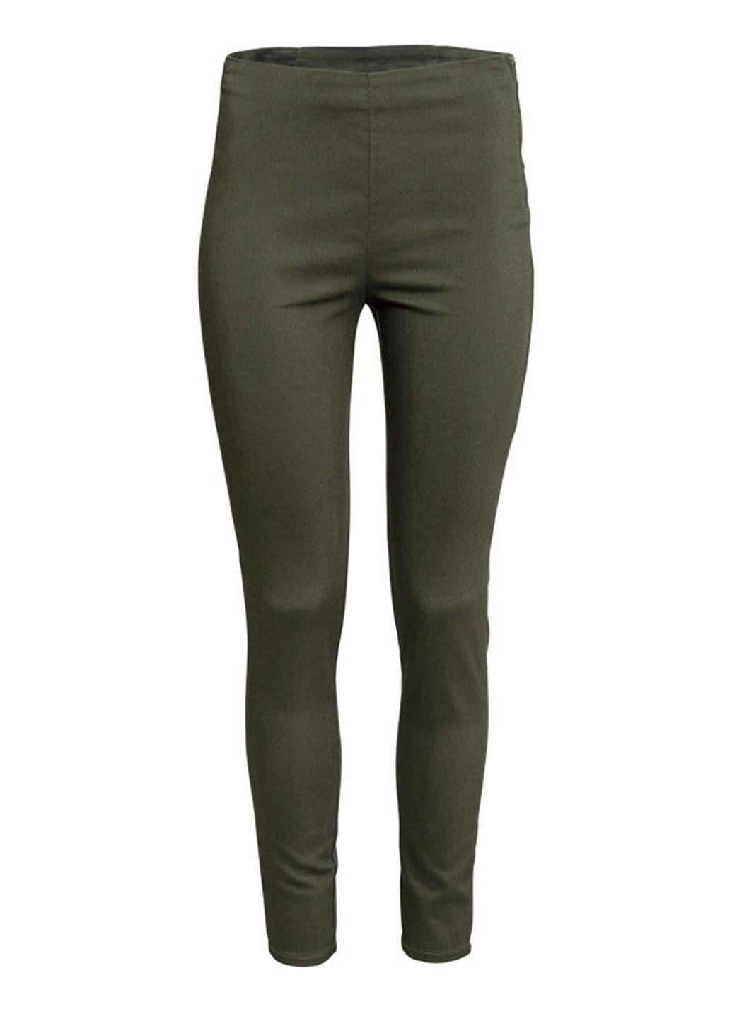 Брюки H&M р. 38 Хаки (3049466b52)