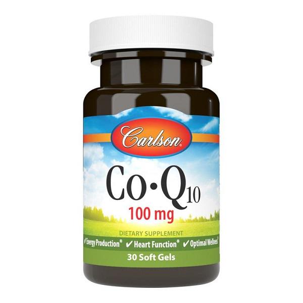 Коензим Carlson Labs CoQ10 100 мг 30 Soft Gels