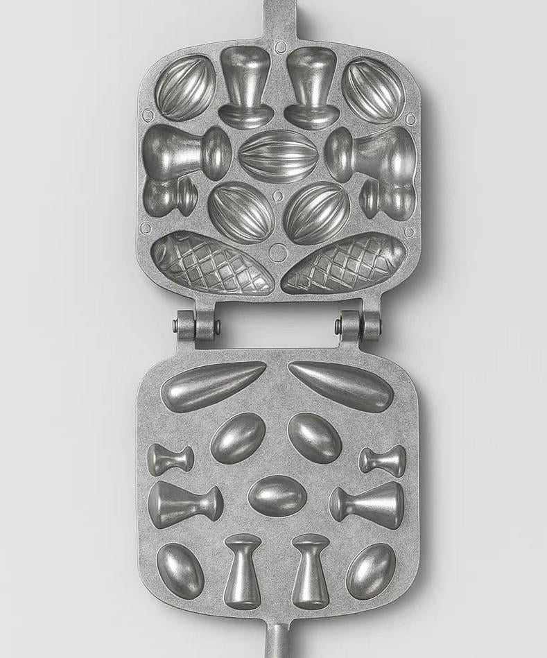 Форма для печенья Орешница Лесное ассорти алюминиевая квадратная (30068191)